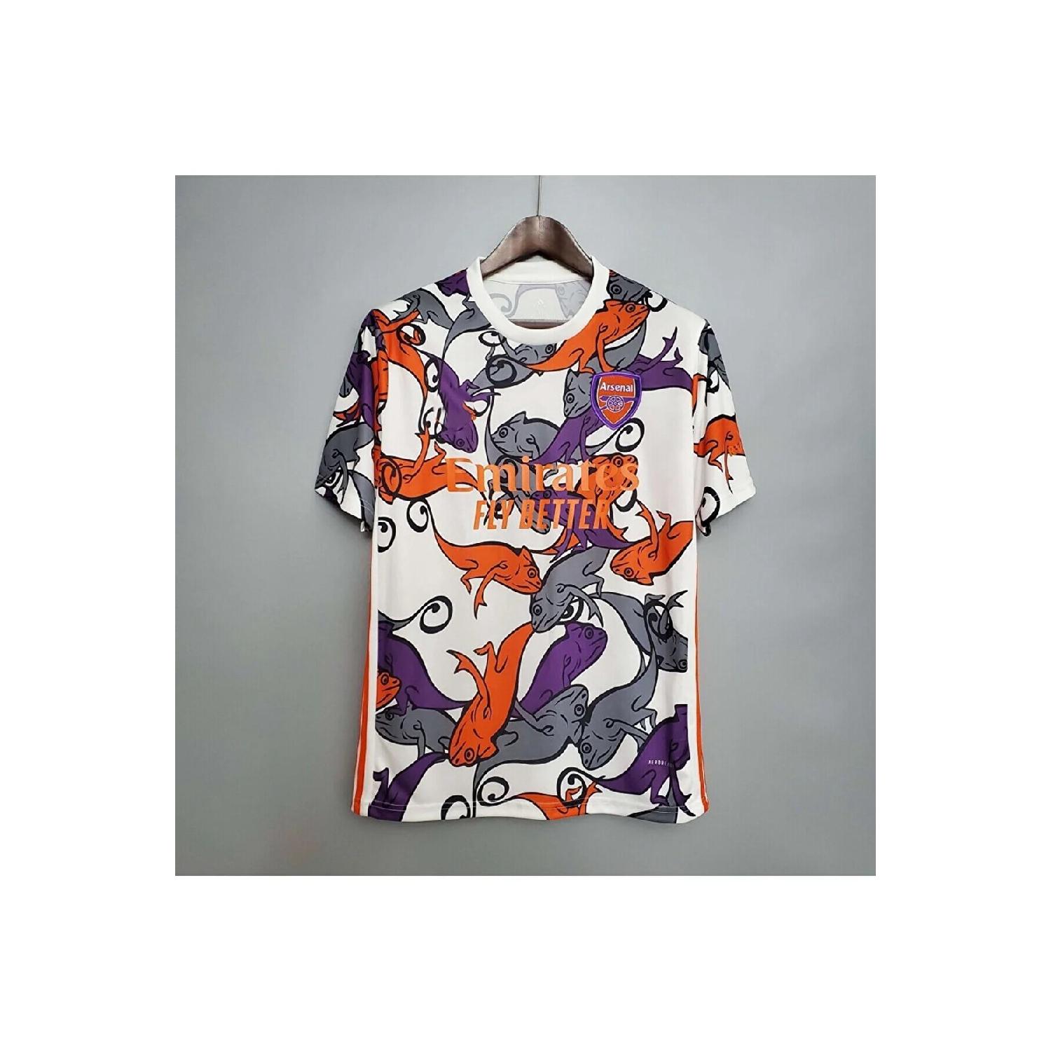 

Джерси нового сезона Arsenal 2023/24 с рисунком игуаны, специальная концепция дизайна