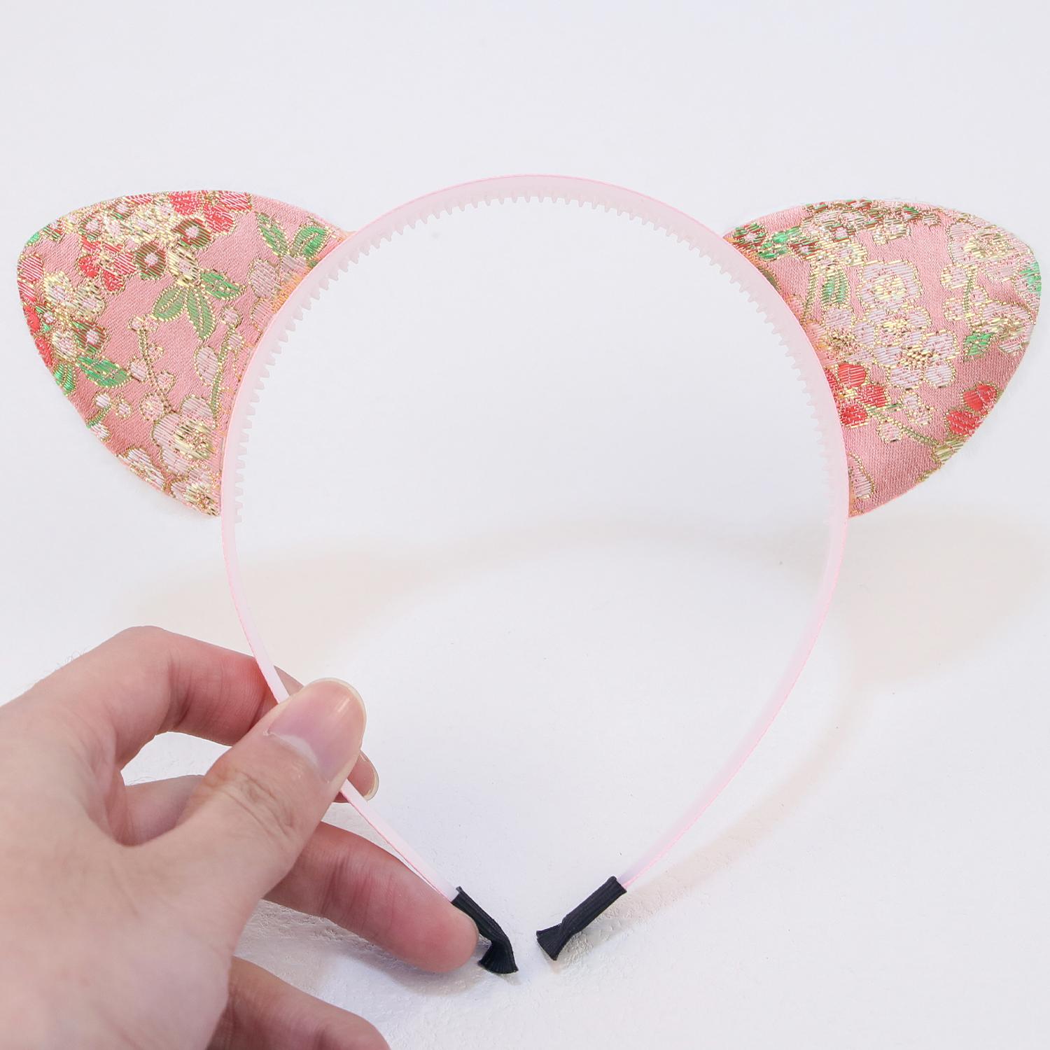 

Ободки с кошачьими ушками на китайский Новый год для девочек, ободки для волос в китайском древнем стиле с кошачьими ушками, ободок с котенком для детской вечеринки, аксессуары для волос