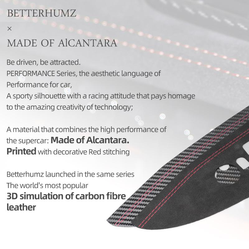 Betterhumz For Mazda 3 Axela 2010-2013 Made of Alcantara Auto Door Window Switch Trim Stickers Tuning Car Interior Accessories