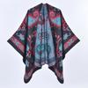 Autumn and Winter Retro Cashew Flower Thickened Shawl Street Cloak Scarf