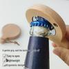 Engraved Beech Wood Magnetic Bottle Opener and Refrigerator Magnet