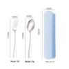 Abay Portable Stainless Steel Spoon & Fork Set