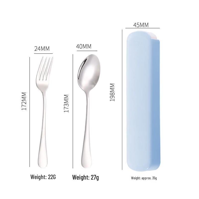 Abay Portable Stainless Steel Cutlery Set