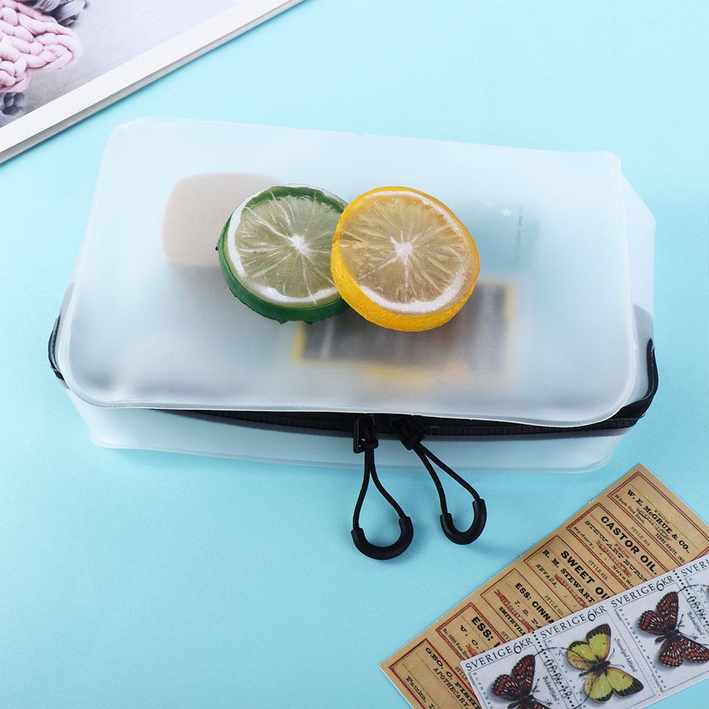 Organizer Bath Storage Female Storage Bag Matte Makeup Case Transparent Cosmetic Bag Soft Film Bag