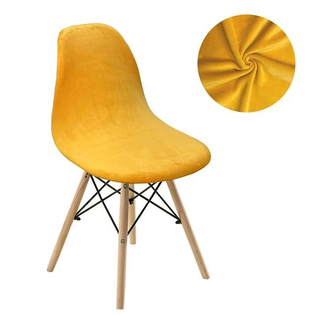 Jednolity Kolor Aksamitny Tkaninowy Pokrowiec Na Krzesło Barowe Zmywalny Zdejmowany Pokrowiec Na Siedzenie Bez Podłokietników Pokrowce Na Krzesła Do Bankietu Dom Hotel 1 SZT