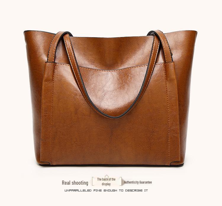 Women's New European & American Fashion Leather Crossbody Shoulder Handbag
