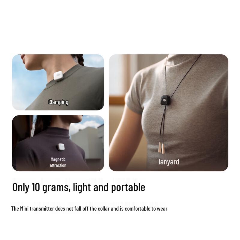 DJI Mic Mini Wireless Noise-Cancelling Lavalier Microphone