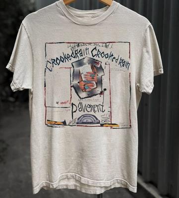 Pavement Crooked Rain, Álbum Crooked Rain Regalo de Álbum para Fan Camiseta reimpresión