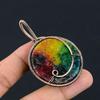 Tree Of Life Rainbow Solar Quartz 999 Copper Wire Wrapped Pendant, Handmade Gemstone Pendant Jewelry, Gifts For Wife Brand New Pendant