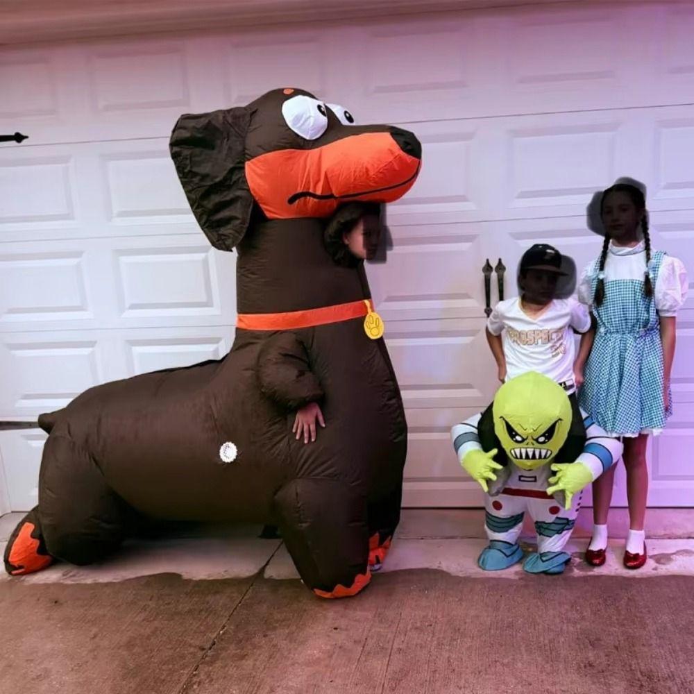 Celotělový overal Nafukovací kostým jezevčíka Cosplay kostým jezevčíka Rekvizity pro hraní rolí