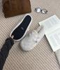 2025 Autumn and Winter New Lamb Wool All-inclusive Lazy One-pedal Plush Single Shoes Thick-soled Plush Cotton Shoes