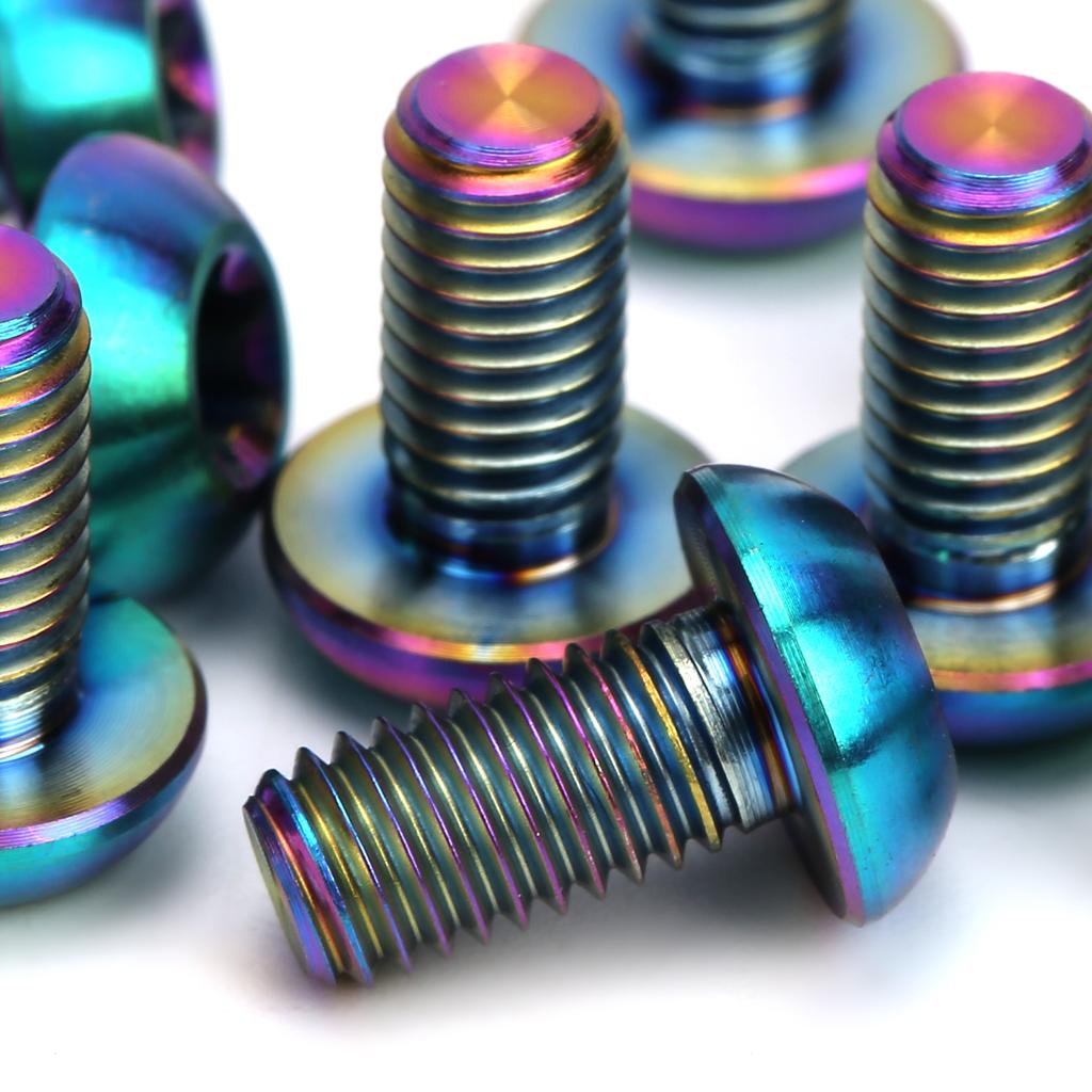 12Pcs   Disc Brake Rotor Screws   Alloy Bike Screw Accessory M5x10mm