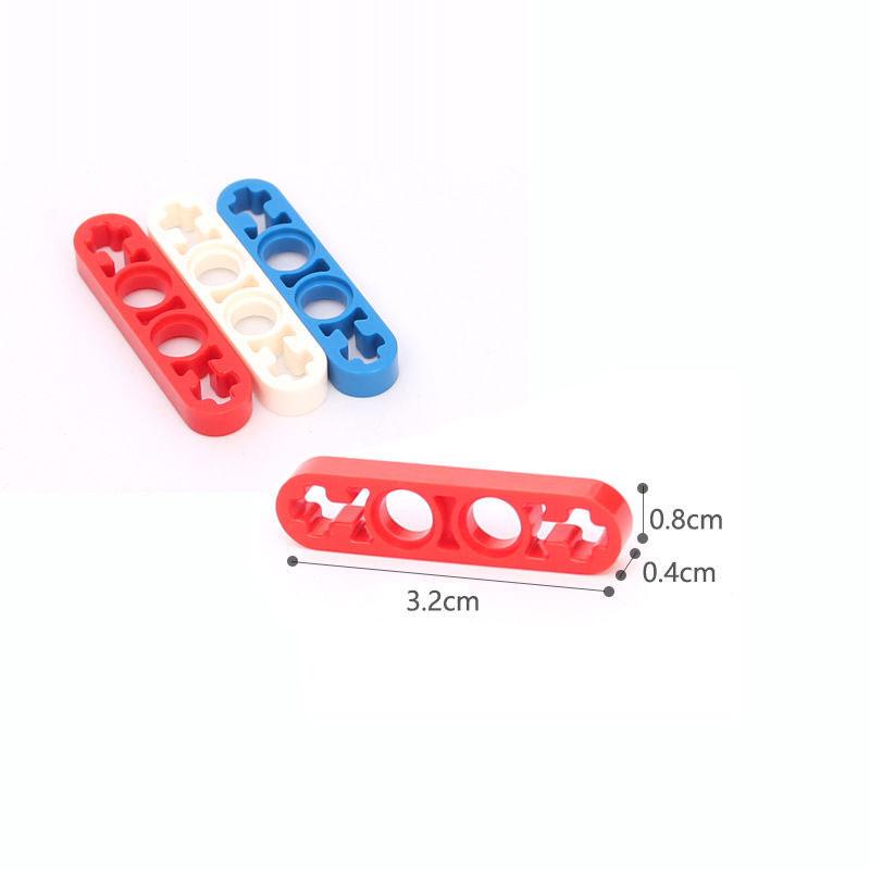 MOC Technical Liftarm Beams Bricks DIY Assembles Particles 32348 Modified Bent Brick Educational 39793 39790 Construction Toys
