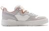 Li Ning Common 80s Synthetic Leather Slip Resistant Cushioning Low top Skateboard Shoes Women's Gray White AGCU008-2