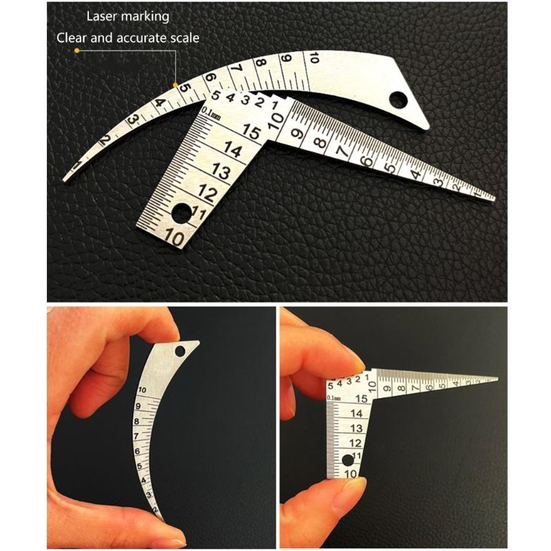 Feeler Gauges 1-15mm / 1-10mm Tapered Feeler Gauges StainlessSteel Narrow Feeler Gauges for Measuring Gaps Width or Thick