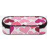 Pen Case Spacious Storage Secure Zipper Wear Resistant Polyester with Main Compartment Mesh Pocket and Pen Slots for Classroom Use