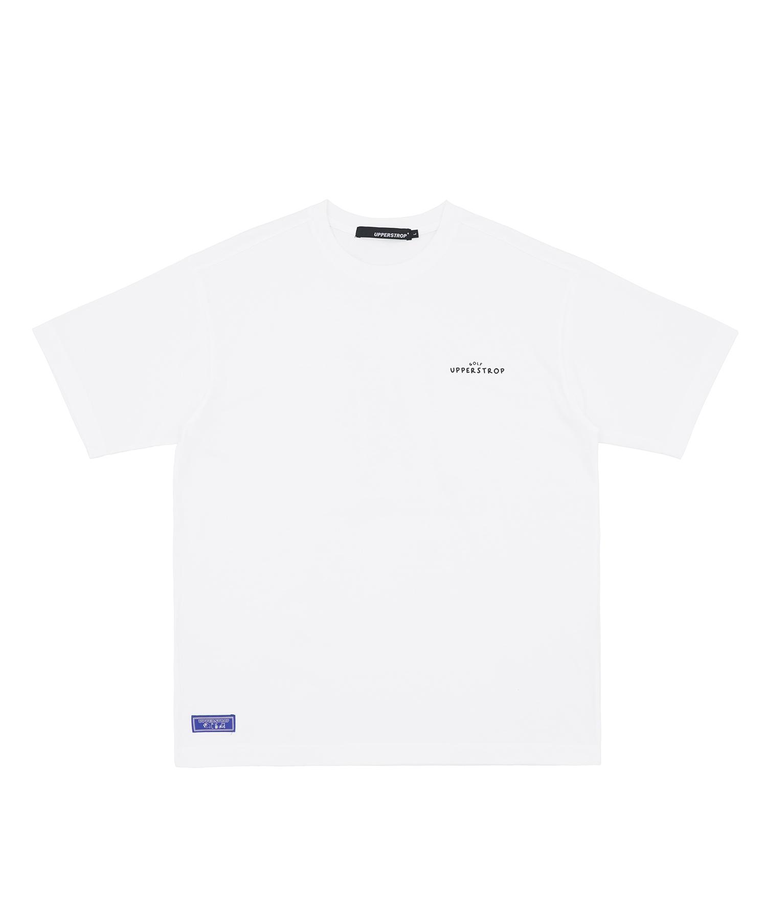 Upper Strop Golf [Up9060] Upst Golf Retro Drawing Graphic T-Shirt White L