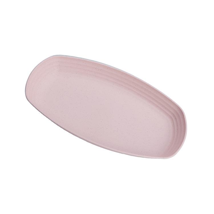 Минималистичный прямоугольный поднос для подготовки и гриля для домашнего использования розовый