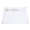 Acryl Wochenplaner Magnetisch Beschreibbar Transparent Wochenplanungsboard für Kühlschrank