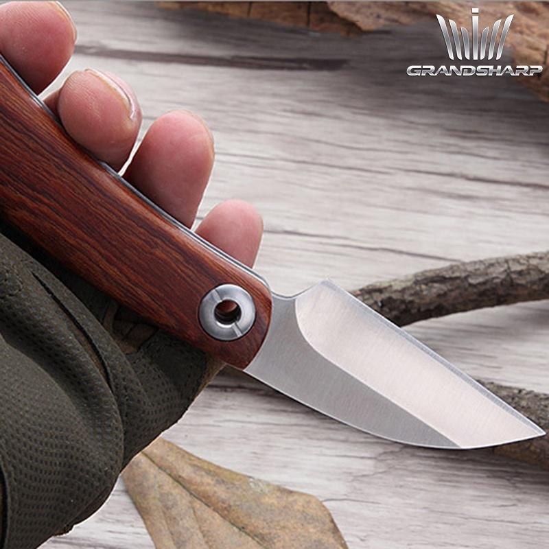 Folding Knife Portable Stainless Steel Folding Blade Knife Survival Hunting Camping Knife Mini