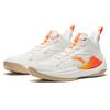 Anta Jianshan 2.5 Lite Comfortable Versatile Shock Absorption Wear-Resistant Non-Slip High-Top Basketball Shoes Men sneaker White Orange 912511603Q-1