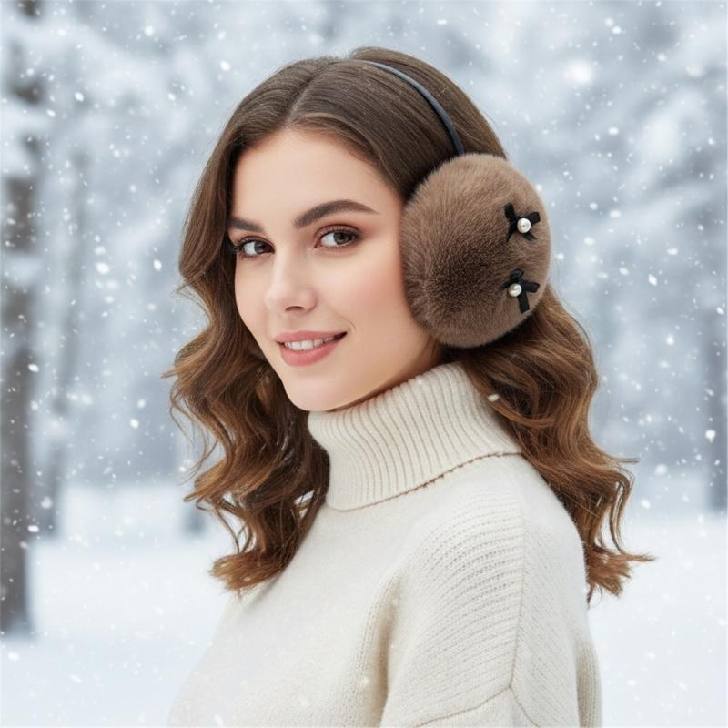 Fashionable Fleece Ear Covers Cold Weather Protections Lightweight Ear Warmers For Men Women Winter Accessories