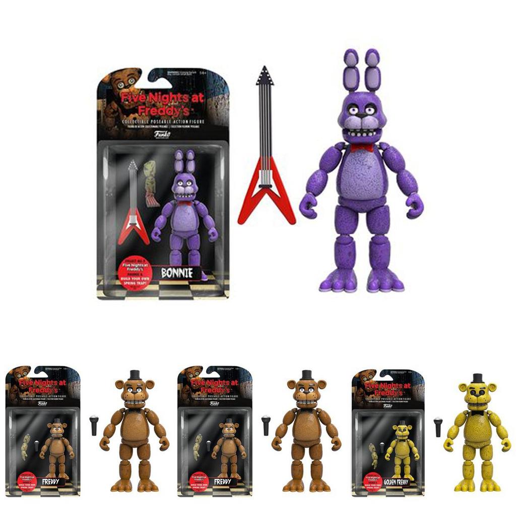 Fnaf Five Nights At Freddy's Action Figure Articolata Golden Freddy Per Bambini