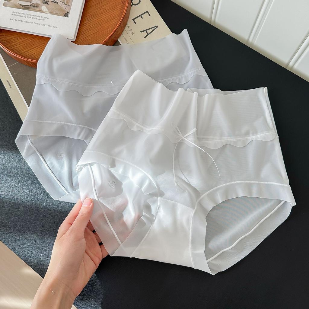 Damenunterwäsche, elastische, atmungsaktive, spurlose, antibakterielle Höschen, dünne Slips mit mittelhoher Taille