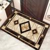 Elegant Geometric Pattern Welcome Mat, Polyester Mat for Home Entryway, Bathroom, Kitchen | Geometric Welcome Mat | Durable Mat