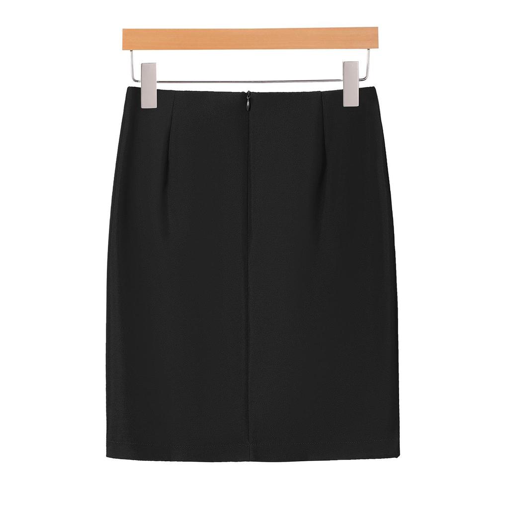 European & American Style High-Waisted Sexy Solid Color Short Skirt Suit