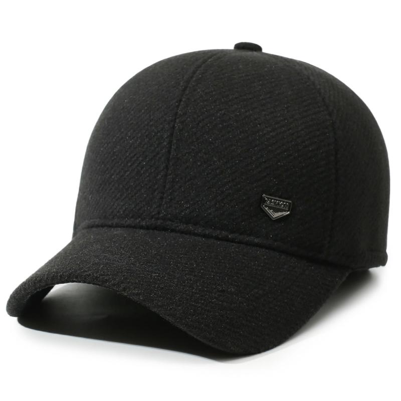 Men Winter Warm Baseball Cap Earflap Windproof Dad Hat