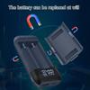 Two 21700/20700/18700/18650 Battery Holder with Power Delivery Fast Charging and Safety Protections Features