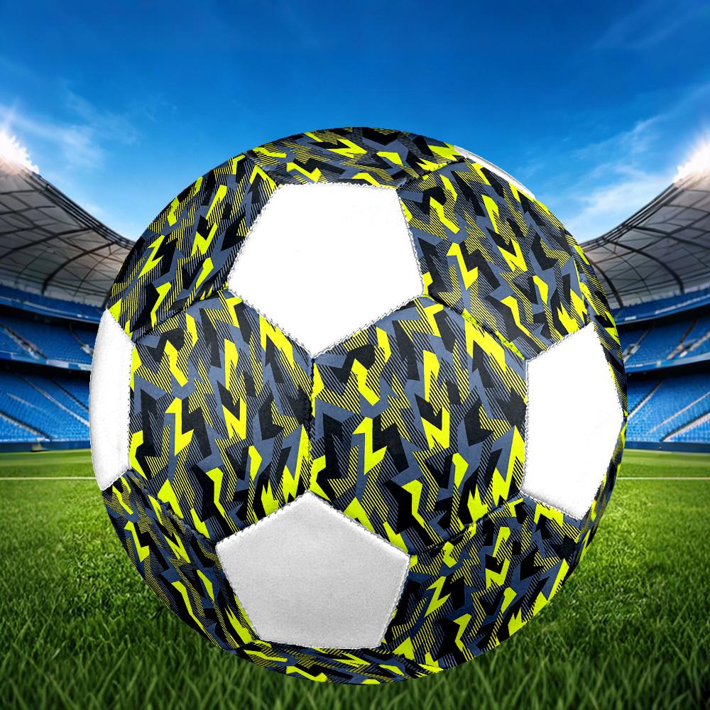 1pc Geometric Abstract Lightweight PVC Training Soccer Ball, Size 5, Suitable for Indoor and Outdoor TrainingGift Y60395