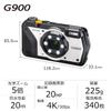 RICOH G900 Chemical Resistant Chlorine Digital Camera Disinfection Waterproof 20m Dustproof Shockproof Wide Angle 28mm Professional Camera Equipped