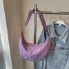 Autumn Large-Capacity Commuter Niche Messenger Dumpling Bag Women'S Shoulder Bag Messenger Bag Diamond Casual Versatile Bag