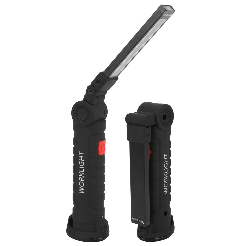 Rechargeable USB Flashlight Multifunctional Folding Work Light COB LED Camping Flashlight
