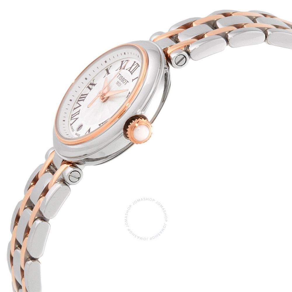Tissot Bellissima Small Lady Quartz White Dial Two Tone Watch T126.010.22.013.01