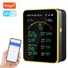 FORW-Tuya Wifi 15In1 Air Quality Detector Household Portable PM0.3 PM1.0 PM2.5 PM10 CO CO2 TVOC HCHO Tester