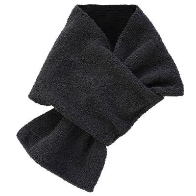 Silk Wool Fluffy Petite Ink Blue [Kinuya] 100% Lined, Double-Knitted, Blend, Scarf, SO7676, Silk, Wool, Simple, Women's, Men's, Autumn, Winter,