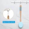 Lotion Applicator for Back, Feet, 4 Replaceable Pads with Long Handle, Back Sunscreen Applicator , A