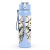 1PC Twin Ghost Funny Halloween Cartoon 750ml Color Plastic Sports Water Bottle Leakproof Flip Straw Lid Suitable for Sports Office Home Use