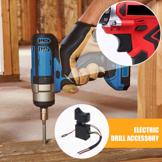 Bürstenloser Elektro-Schlagschrauber Schalter Elektrische Bohrmaschine Drehzahlregelung Auslöseschalter Elektro-Schlagschrauber Ersatzteile Zubehör