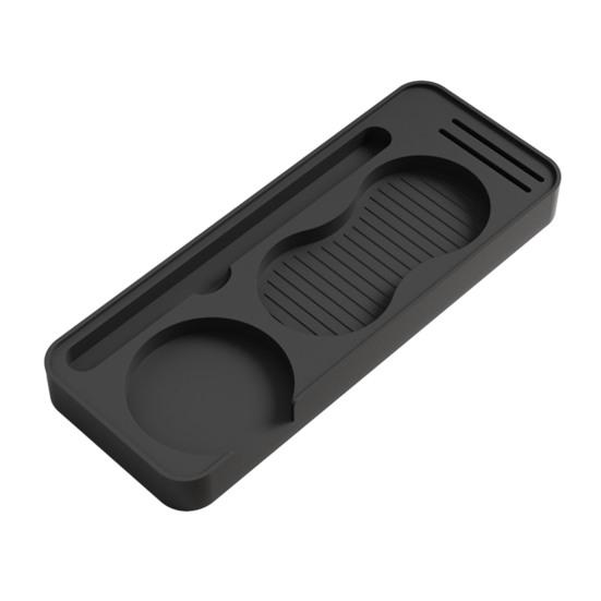 

Coffee Press Powder Stand Coffee Tamping Pad Food-Grade Silicone Mat Smooth Non-Porous Surface Easy Clean Barista Tool чорний