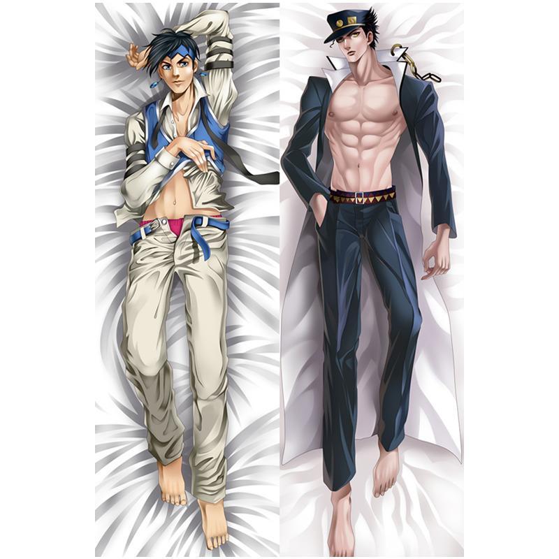 Japońskie Anime JoJos Bizarre Adventure Hug Body Pillow Case Costume Cover Dakimakura Cushion Fujoshi BL Male Hugging Body Case