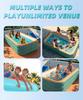 Inflatable Swimming Pool Outdoor PVC Bathtub Garden Thickening Swimming Pool for Adults Kids Summer Water Party Backyard Garden