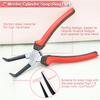 LEONTOOL Long Bent Snap Ring Circlip Removal Bent Long Long Long Curved Spring Tool for Cylinder Brake Front Snap Ring Specialized Tool Pliers, C-Ring