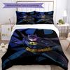 3pcs Batman Bedding Set Duvet Cover Closure Includes 1 Duvet Cover & 2 Pillowcases, Soft and Comfortable for All Seasons.