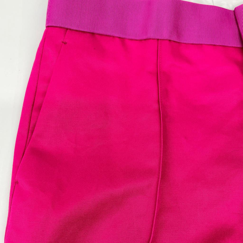 DRAWER Pink Gabardine Color Tapered Pants Bottoms 38 pinkUsed