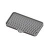 Wavy Pattern Silicone No-Drill Soap Dish & Drain Mat Rack