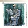 1PC Skeleton on Open Toilet Shower Curtain, Durable Polyester, Easy Clean, for Bathroom & Window Decor